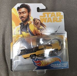 Hot Wheels Star Wars Lando Calrissian Character Car - Yellow & Black